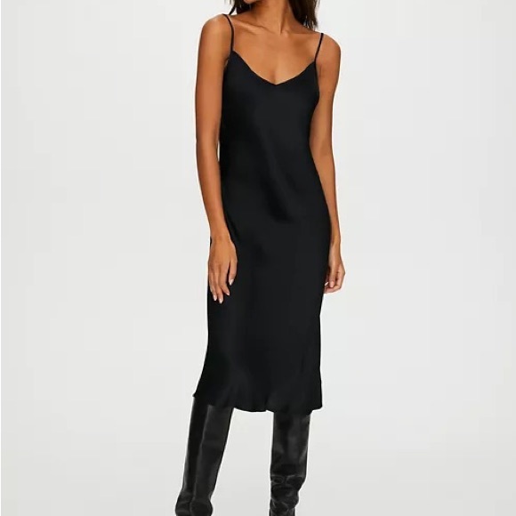 Aritzia only slip dress black - Picture 2 of 6